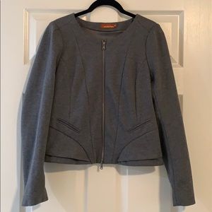 Ambition Grey Peplum Blazer (Size M)